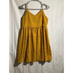 Cami Floral Yellow Dress
